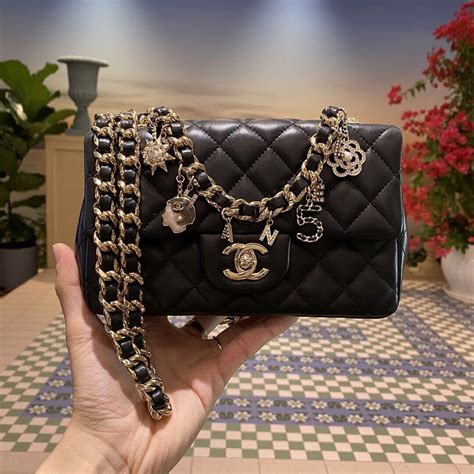 chanel bag with coco 5 charms|chanel coco bag price euro.